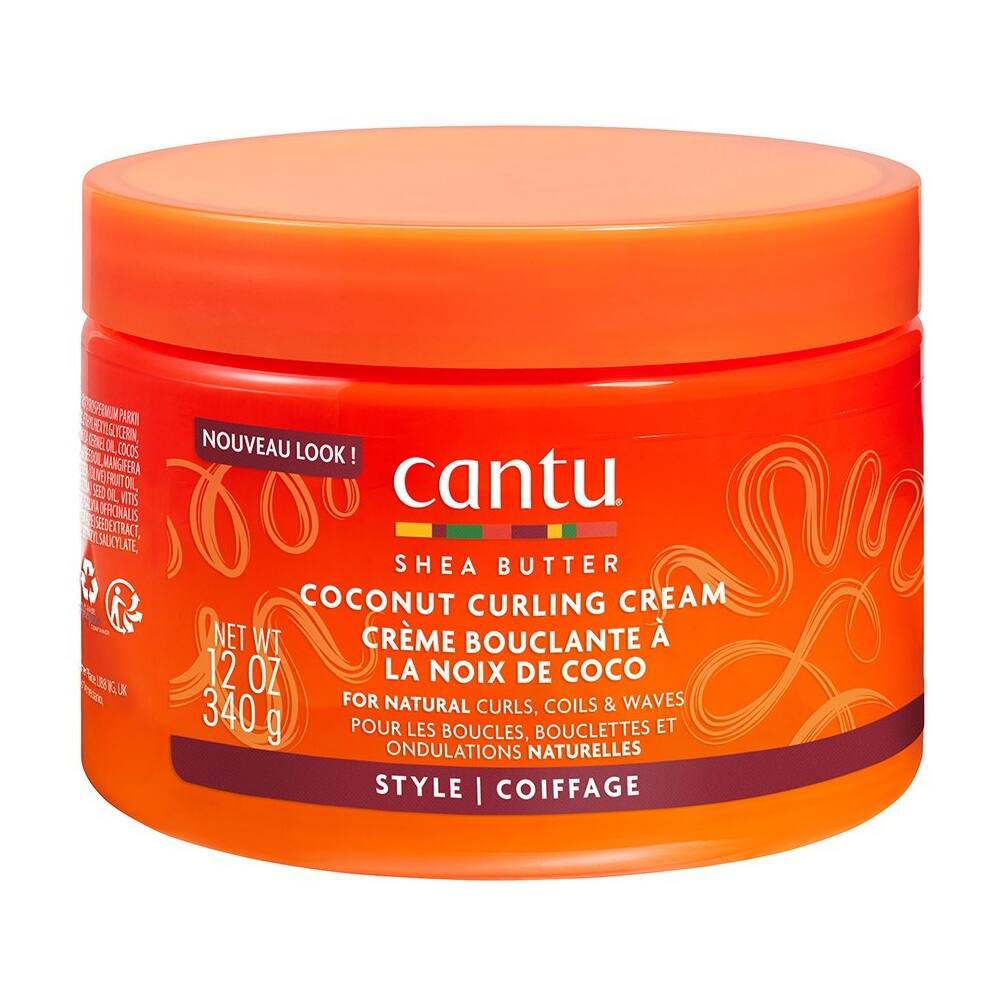 92-cantu-coconut-curling-cream-featured کرم حالت دهنده و فرکننده مو کنتو - Image 1